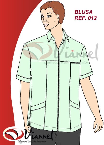 Alternative view of Camisa Asistencial Hombre H017